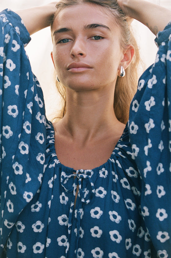 Zahra Blouse ~ Indigo