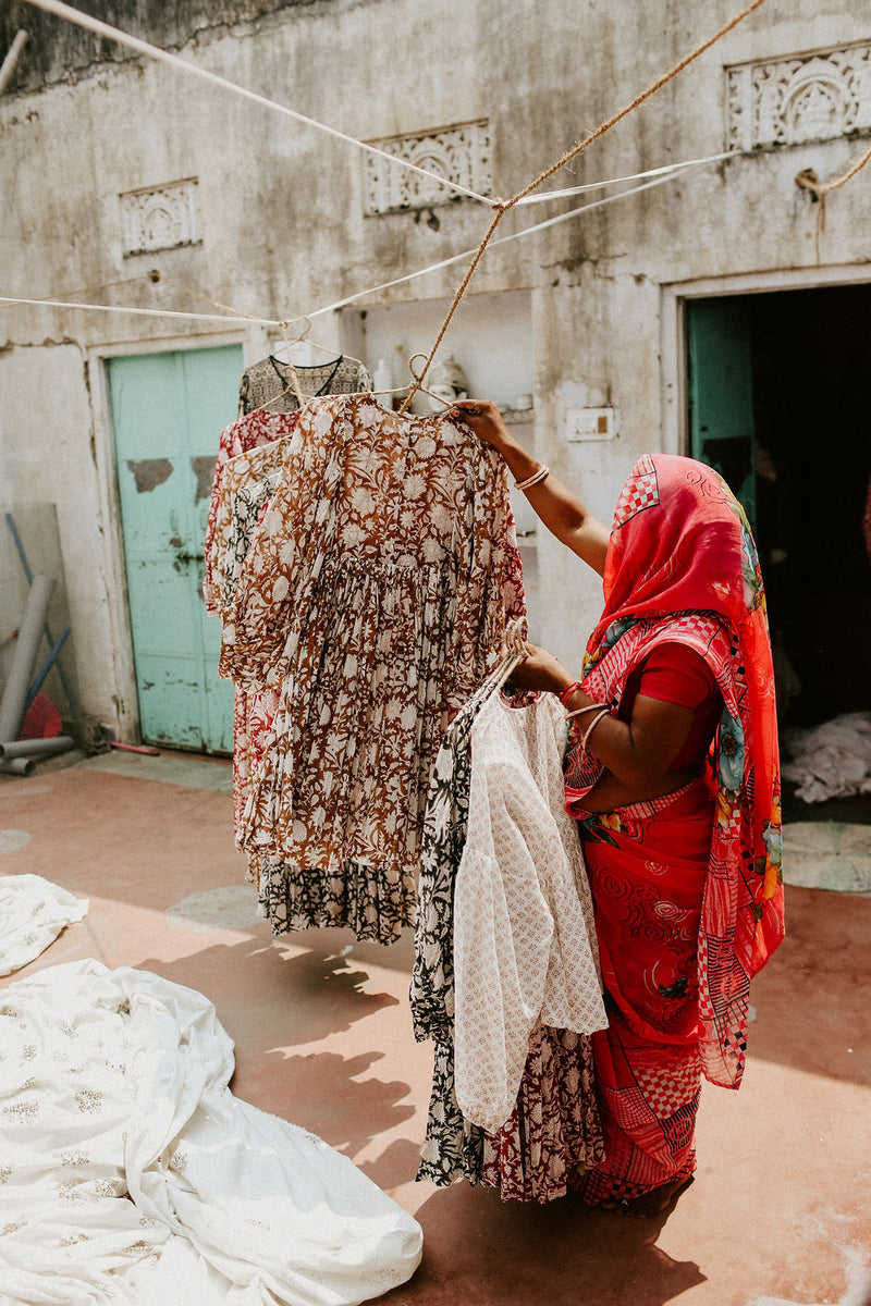 Dahlia Mini Dress ~ Maple