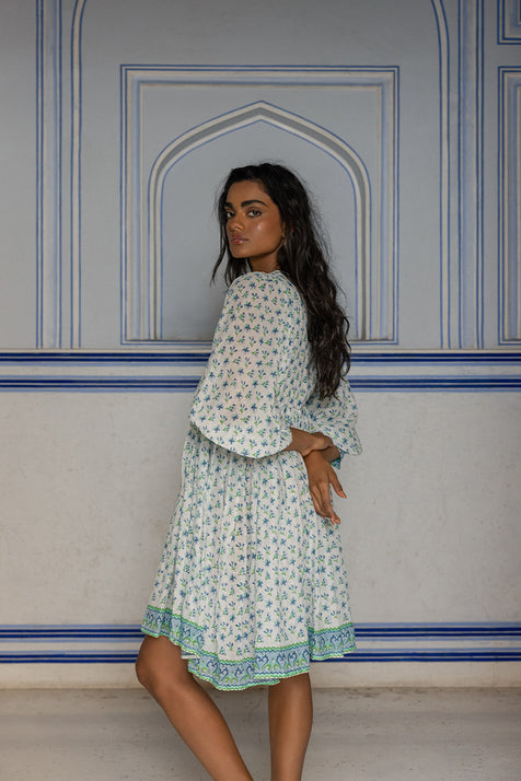 Kyra Mini Dress ~ Azure