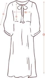 Kyra Midi Dress ~ Tangerine