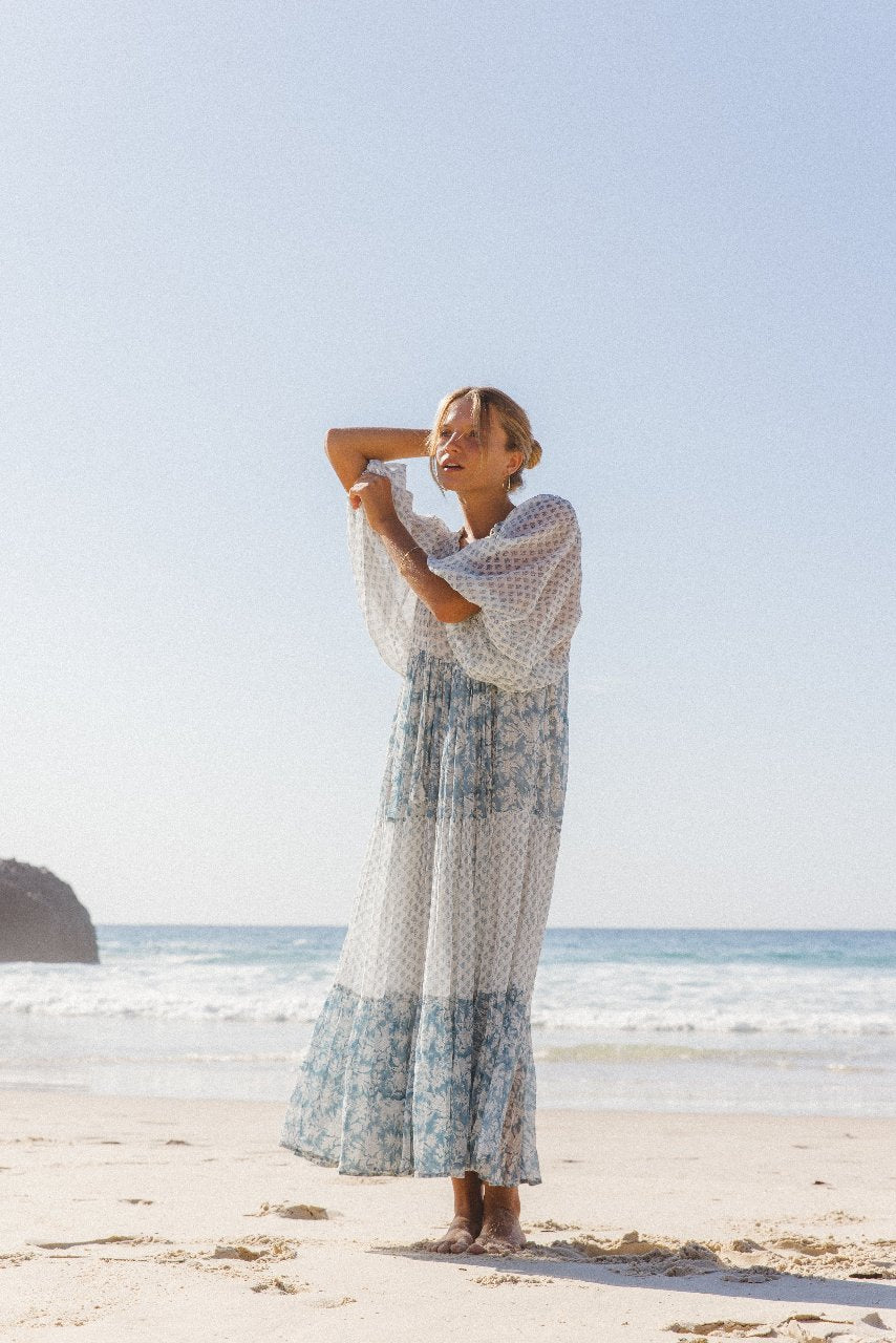 Nora Maxi Dress ~ Aquamarine