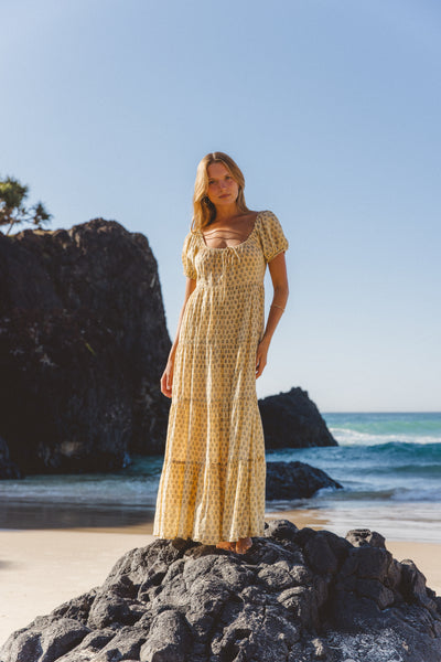 Sita Maxi Dress ~ Daffodil