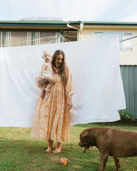 Kyra Midi Dress ~ Cumin