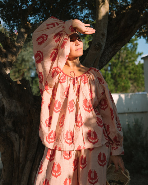 Ria Blouse ~ Cherry Blossom