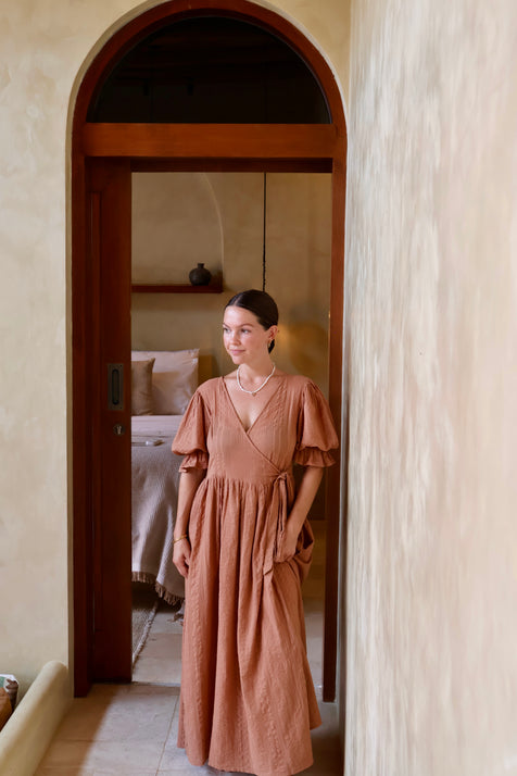 Uma Maxi Dress ~ Clay